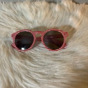 Red Striped Sunglasses